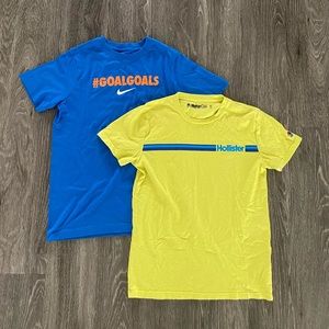 Nike #Goals T-Shirt, Yellow Hollister T-Shirt
